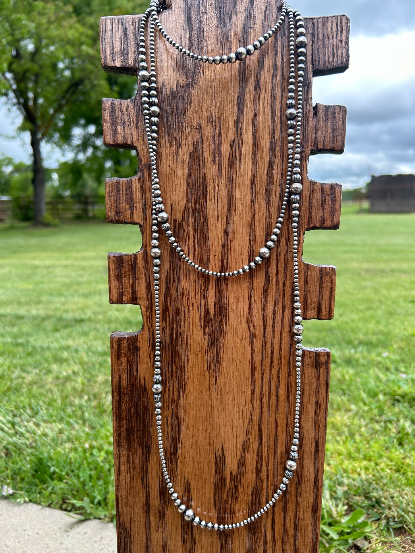 Variated Sterling Silver Pearls