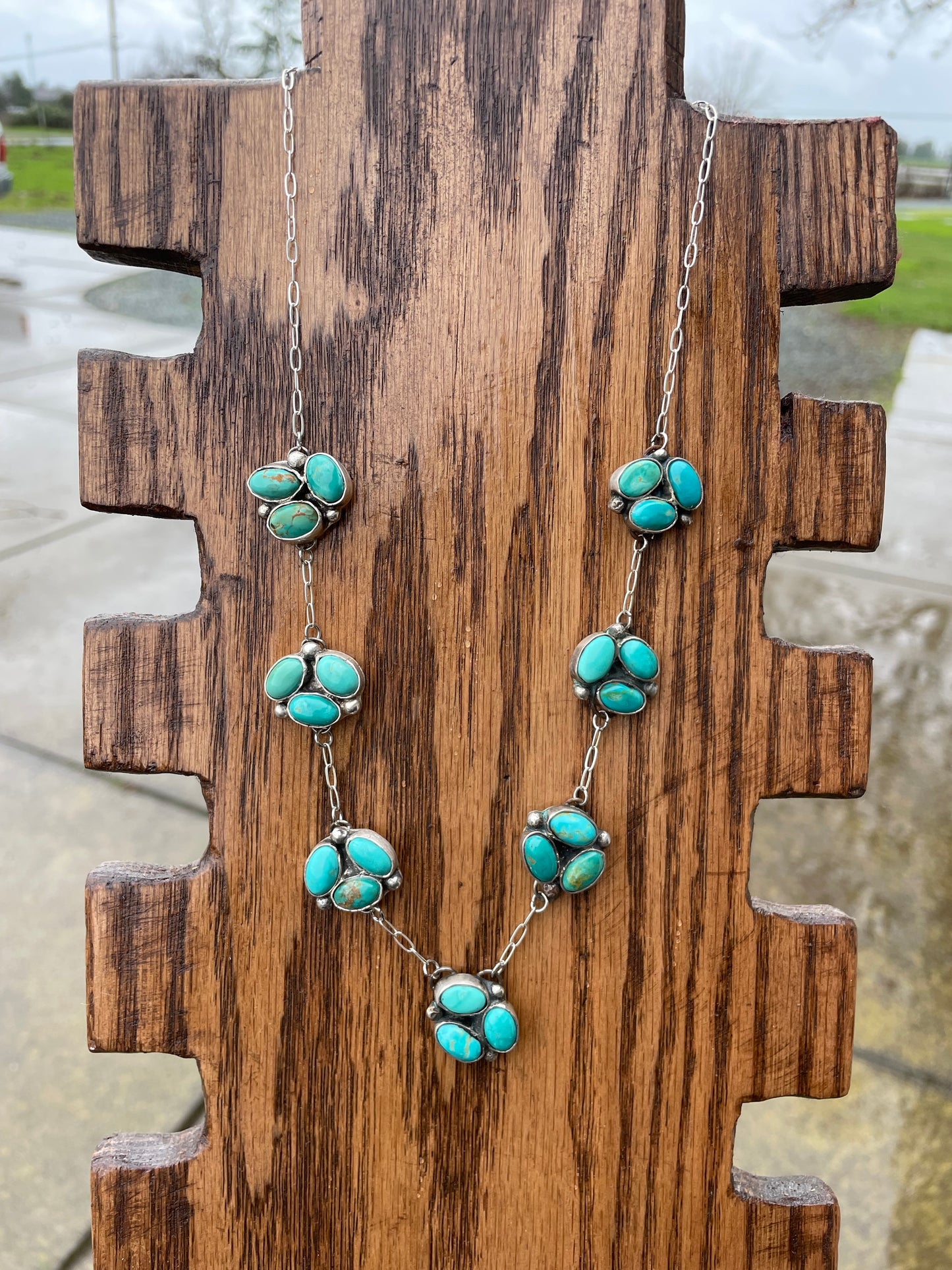 Royston Cluster Necklace