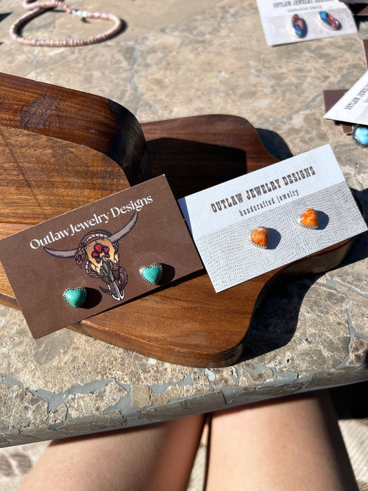 Heart Studs