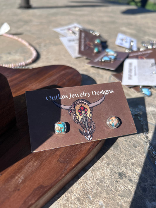 Orange MoJave Studs