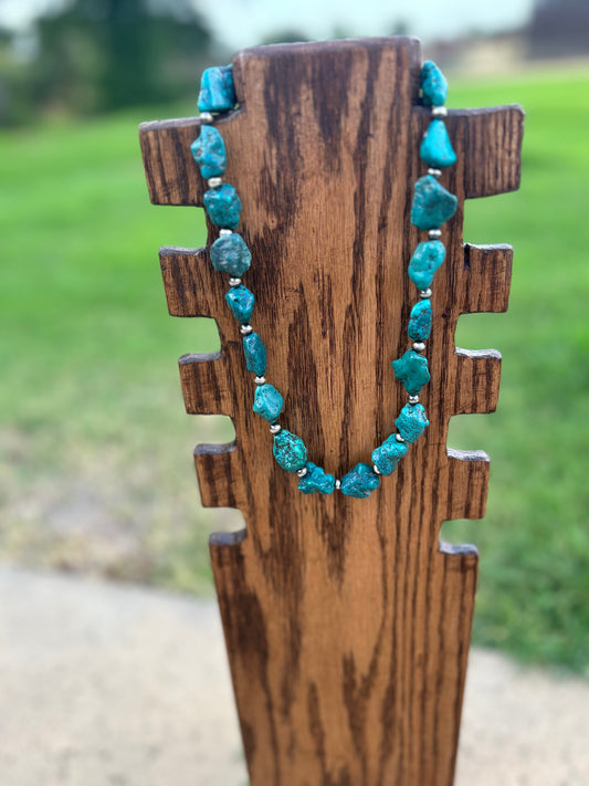 Natural Turquoise Stone Necklace