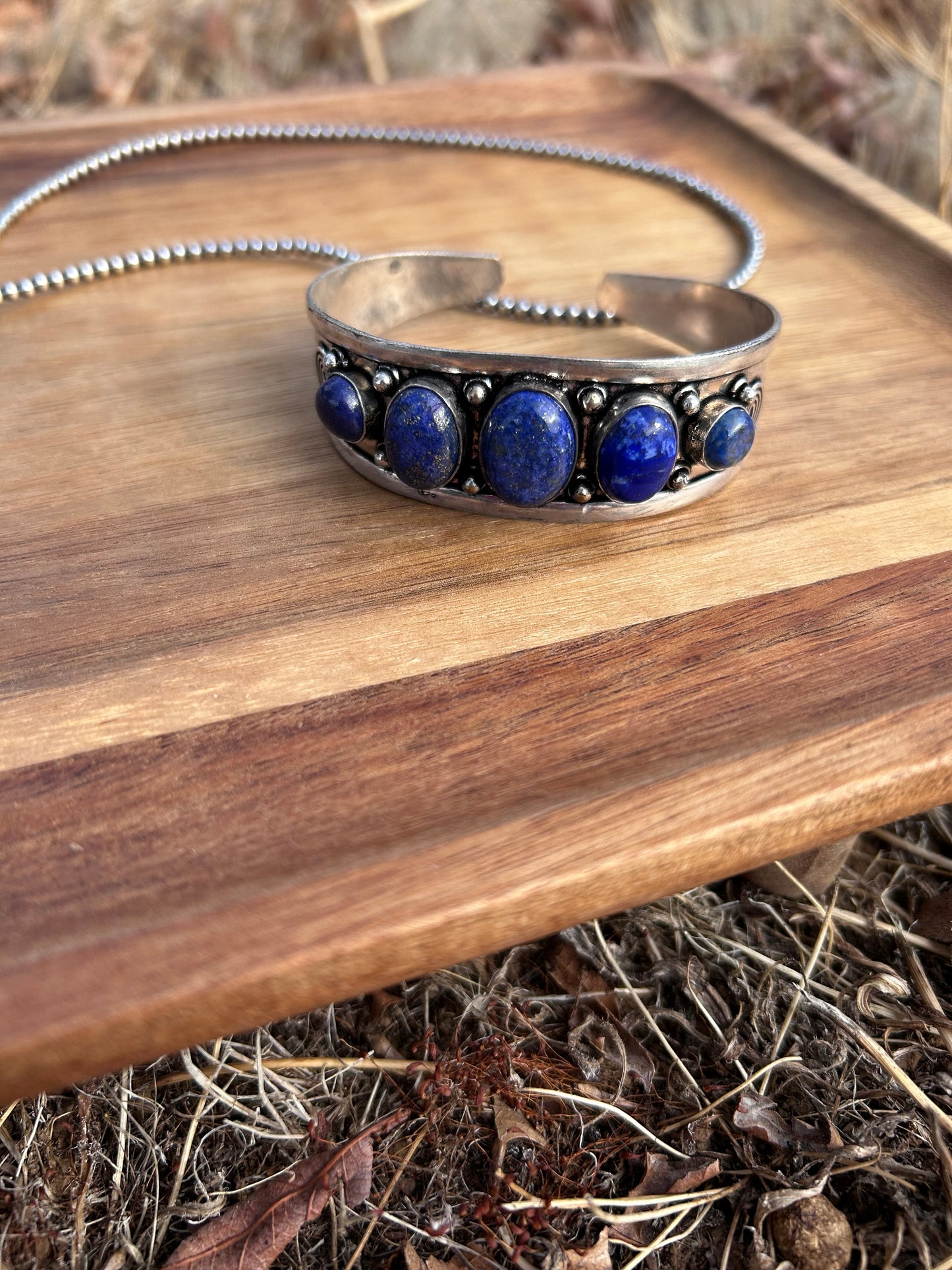 Antique Lapis Cuff