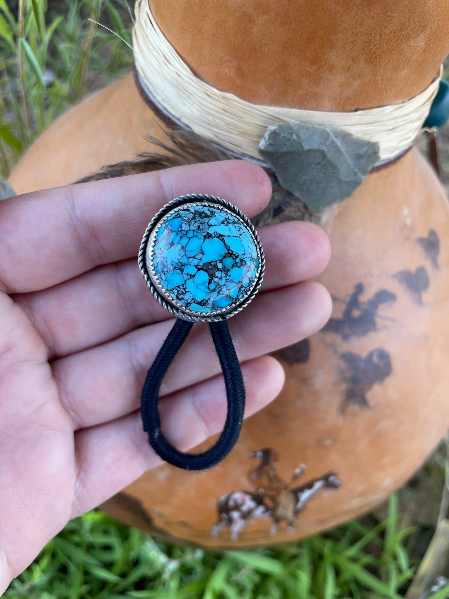 Hubei Turquoise Hair Tie